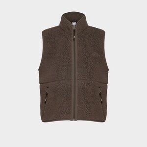 TNA Polartec® Thermal Pro® Mockneck Hi-hip Vest, Rich Mocha Brown